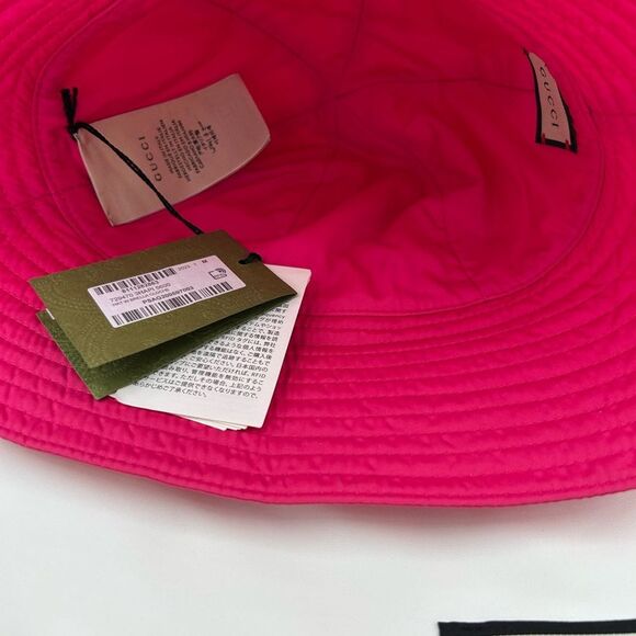 Women's Gucci double G bucket hat, size medium, made in Italy, NWT - Picture 3 of 8